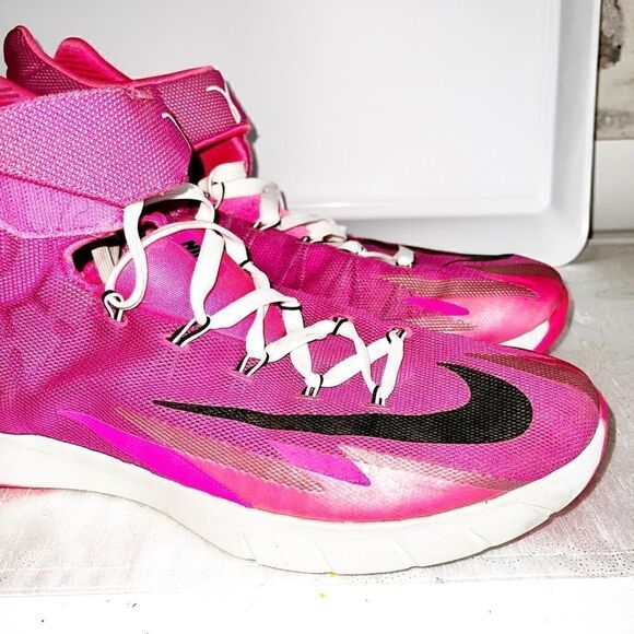 Nike Zoom Hyperrev 2014 Think Pink Mens Basketball Sneakers Sz 13 Host Pick - Picture 4 of 10